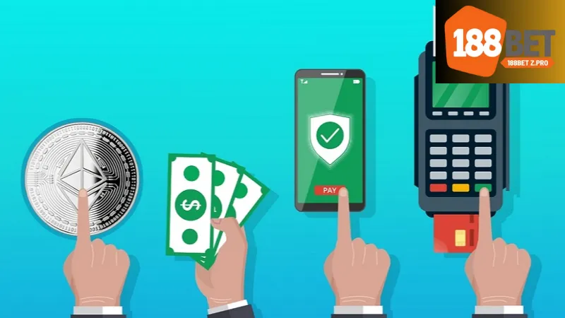 Các phương thức rút tiền phổ biến tại 188bet